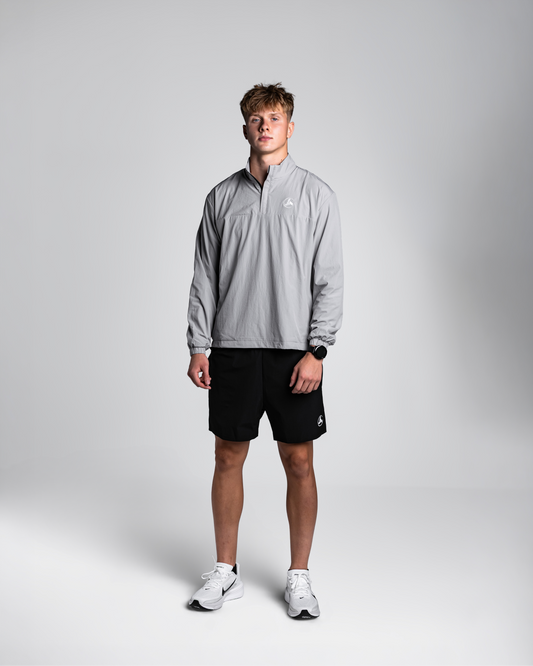 Grey Windbreaker