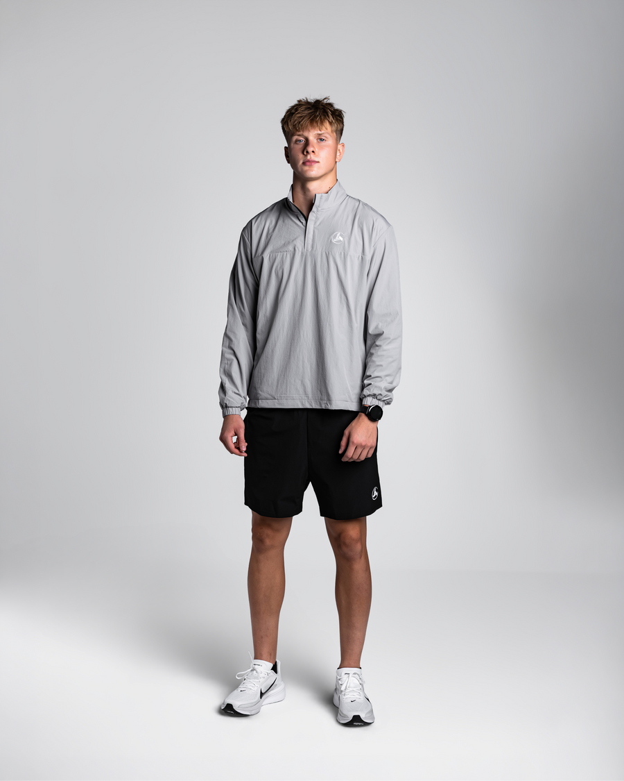 Grey Windbreaker