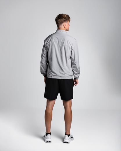 Grey Windbreaker