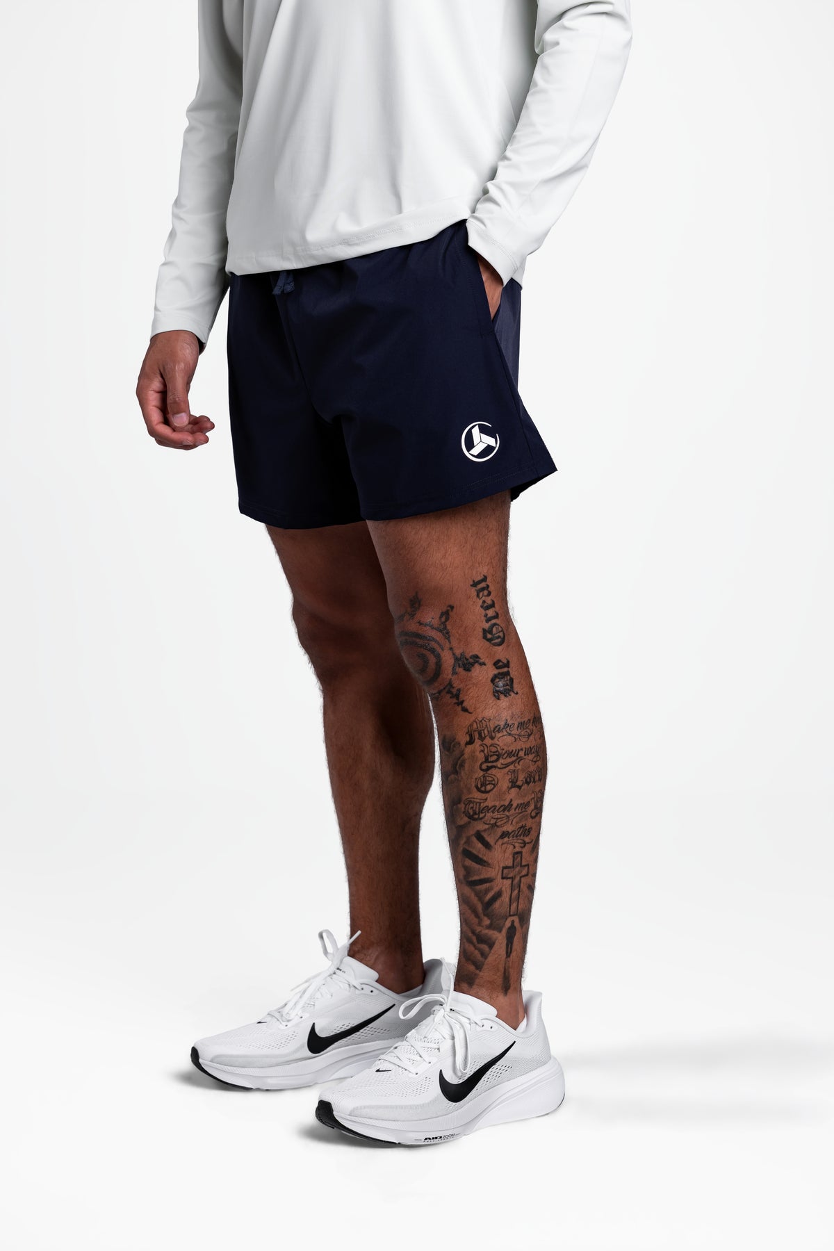 Navy Momentum Shorts