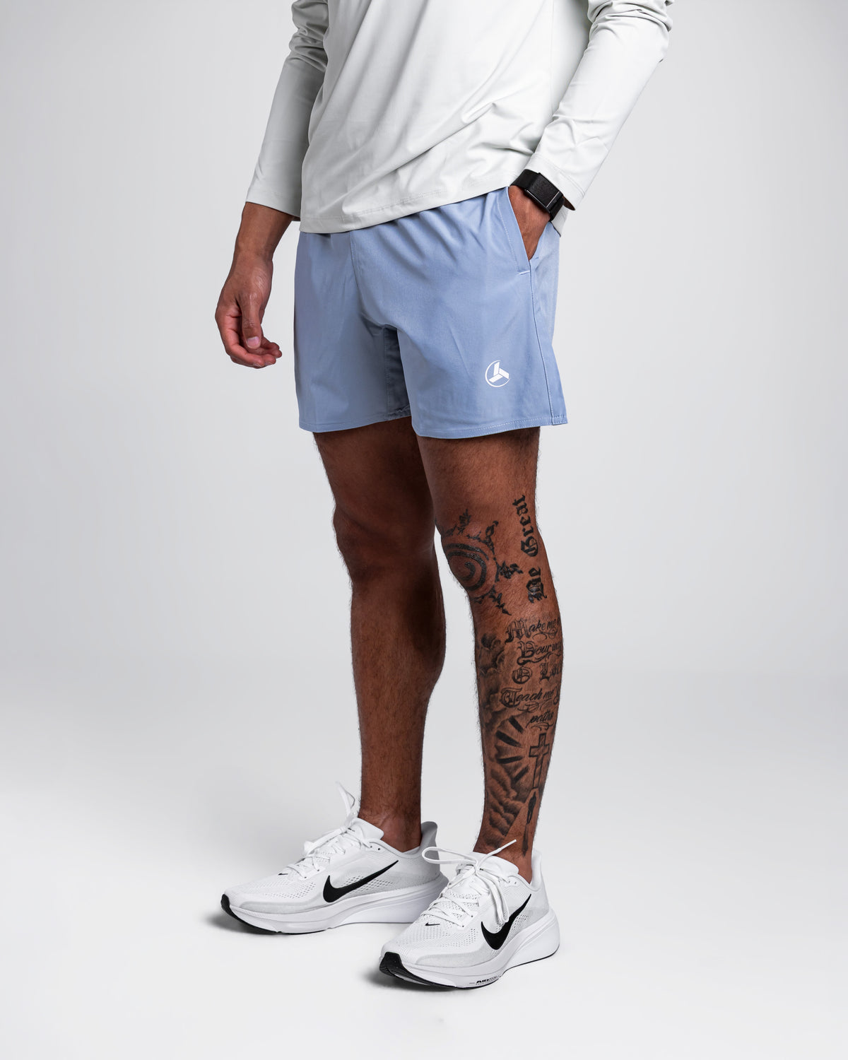 Sky Blue Essential Shorts