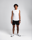 White Apex Sleeveless Hoodie