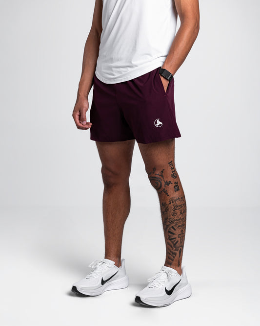 Maroon Essential Shorts