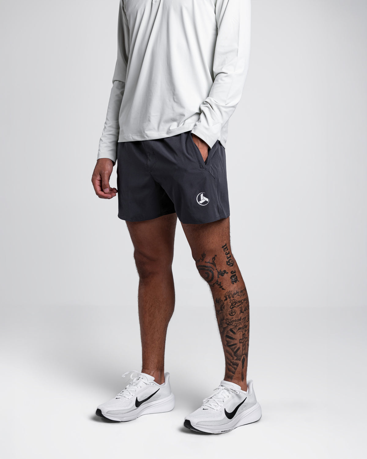 Charcoal Grey Active Short