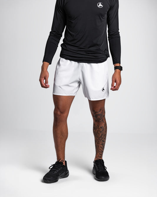 White Essential Shorts