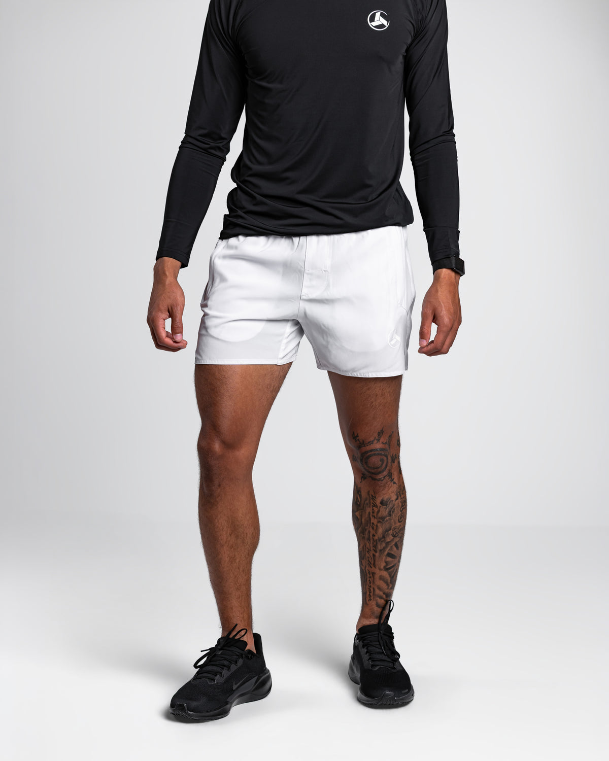 White Active Shorts