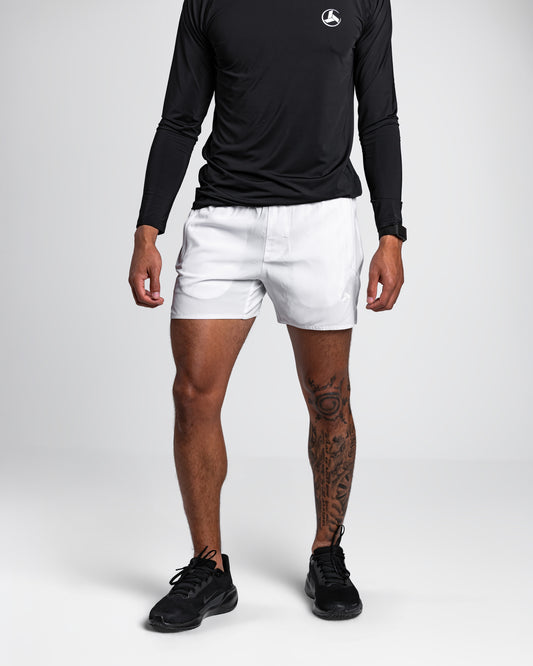 White Active Shorts