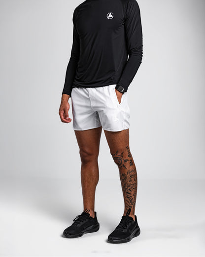 White Active Shorts