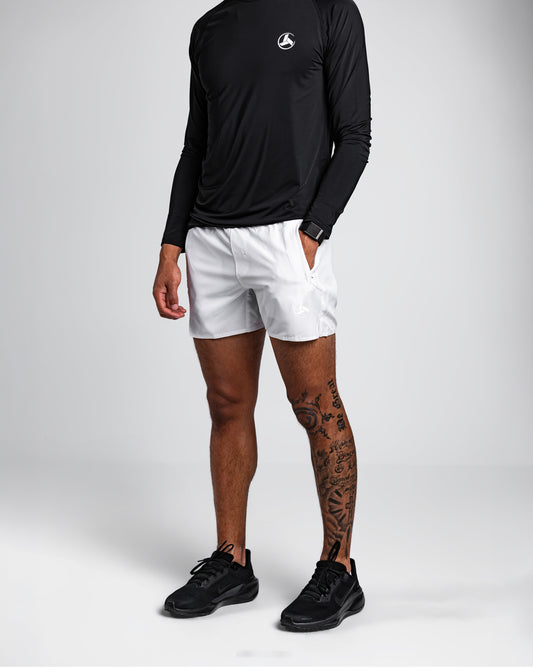 White Active Shorts