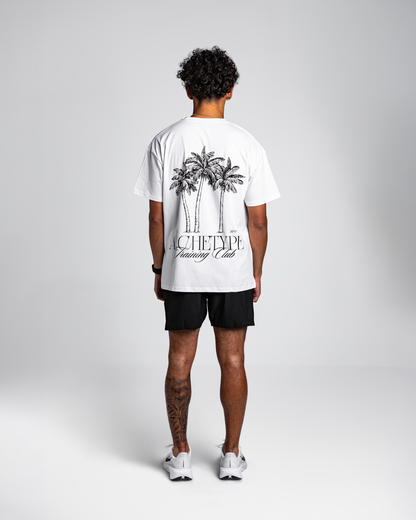 White Palm Trees Tee