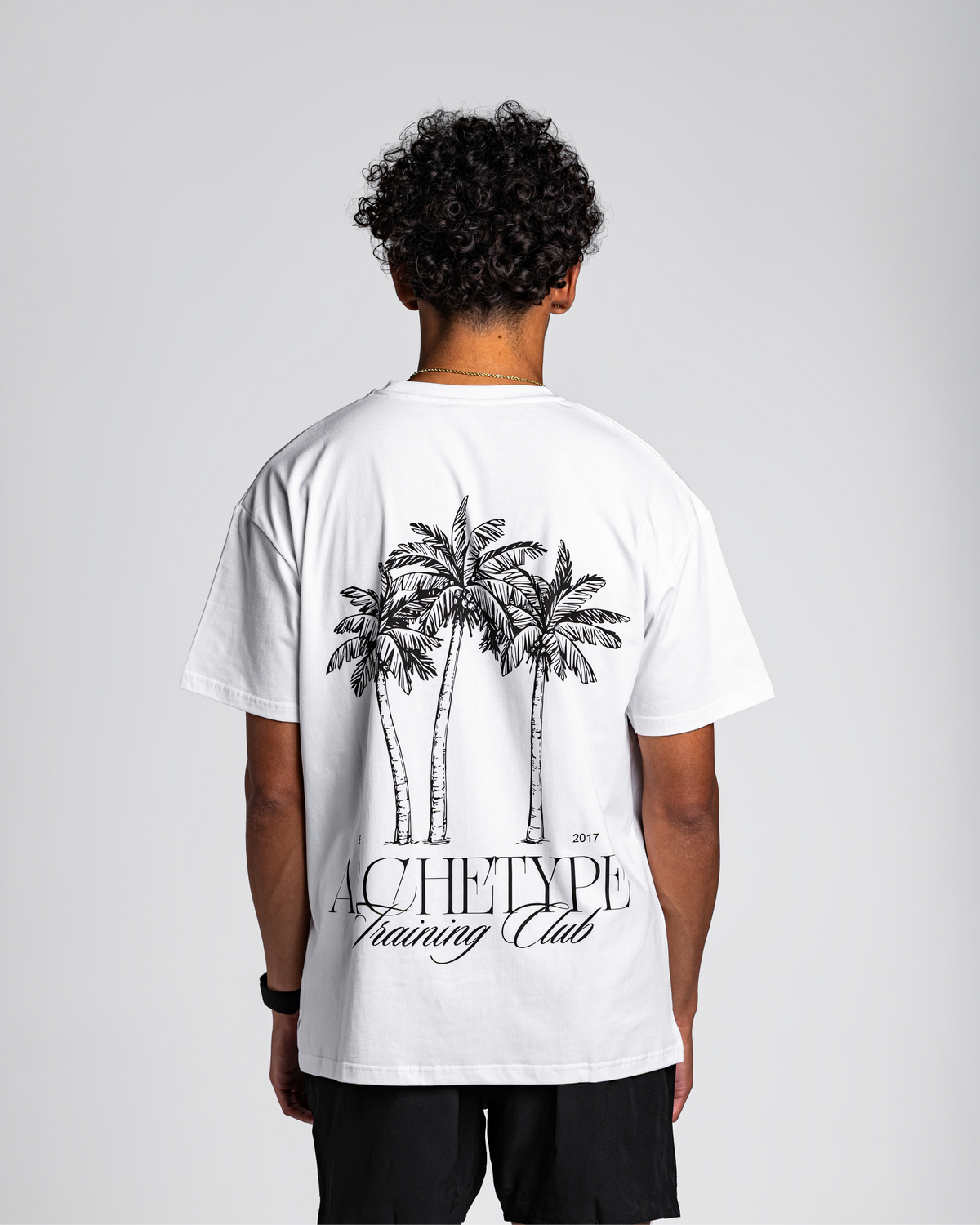 White Palm Trees Tee