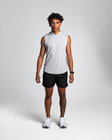 Grey Apex Sleeveless Hoodie
