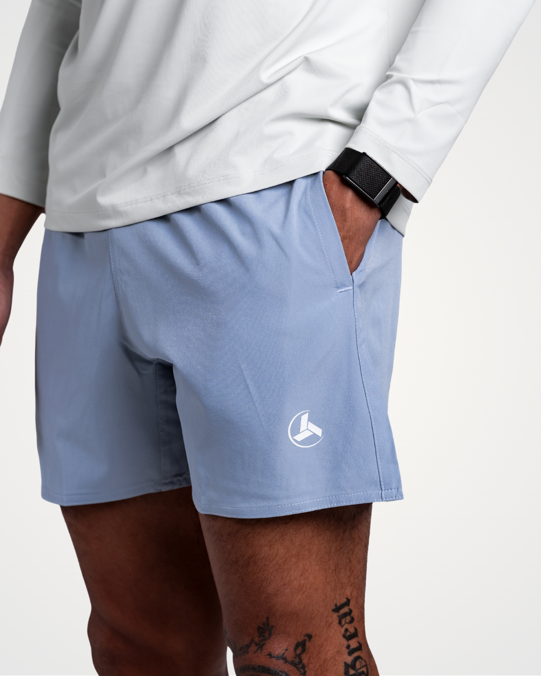 Sky Blue Essential Shorts