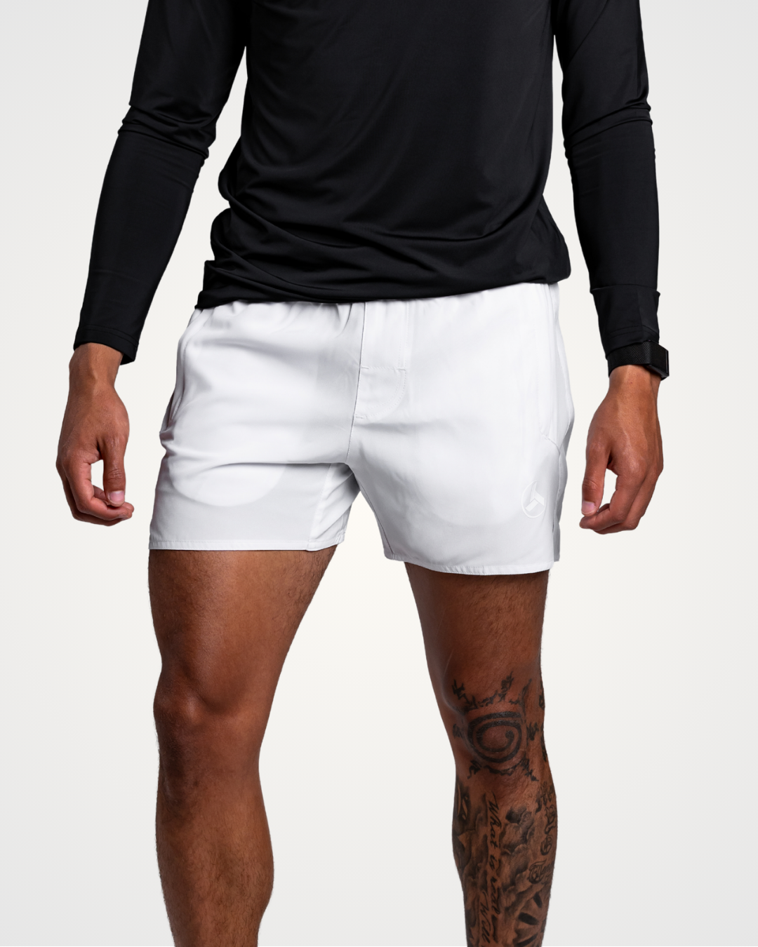 White Active Shorts